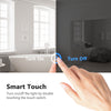 Bathroom LED Mirror Lights with Shaver socket BT Speaker Demister Touch Vertical