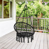 Hammock Swing Chair Hanging Rope Seat Net Chair Garden Macrame Swing Out/Indoor
