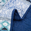 3 Piece Patchwork Bedspread Quilte Set Bedding Throw Rugs Pillowcase Double Size