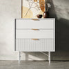 White Chest of Drawers 3 Drawers Bedroom Furniture Bedside Table Wardrobe Desk