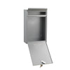 Lockable Metal Secure Mailbox Letter Post Box Wall Hanging Garden Gate Ornament