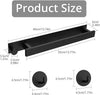 Black Towel Handles Bathroom Hardware Set Matte Black Towel Rack Set Robe Hook