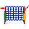 Giant 4 in a Row Game Jumbo Connect 4 Garden Games w/42 Rings Basketball Hoop