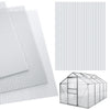 Polycarbonate Roofing Sheet 4/10mm Twinwall Panel Canopy Conservatory Greenhouse