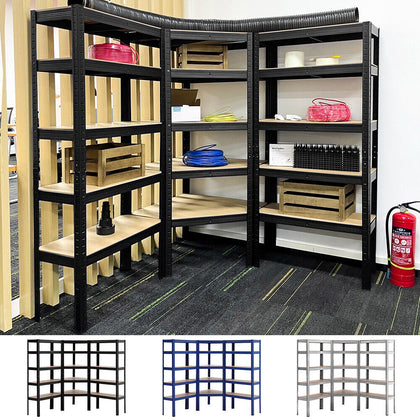 5 Tier Racking Shelf Heavy Duty Garage Shelving Storage Shelves Unit Work Bench