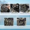Fishing Float Tube with Storage Pocket & Rod Holder-Camouflage