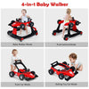 4-in-1 Baby Walker Folding Infant Walker Adjustable Toddler Activity Center