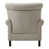Velvet Armchair Wing High Back Occasional Queen Anne Fireside Lounge Sofa Chair