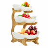 Fruit Basket Bowl 3 Tier Serving Holder Vegetable Snacks Storage Display Stand