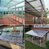 1PC 100cm*100cm*1mm Clear Polycarbonate Roofing Sheet UV Protected Sunshine Room