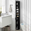 Slim Bathroom Tall Cabinet Freestanding Floor Storage Cabinet Organizer