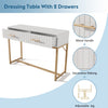 CONSOLE SIDE DISPLAY TABLE WITH 2 DRAWERS HALLWAY ENTRYWAY LIVING ROOM FURNITURE