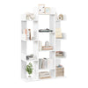 Chic Tree Bookshelf Display Cube Shelf Corner Books Storage Organizer White