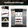 Billiards Pool Cue Rack Wall-Mounted Pool Stick Holder Holds Billiards Equipment
