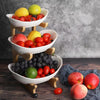 Fruit Basket Bowl 3 Tier Serving Holder Vegetable Snacks Storage Display Stand