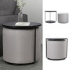 Round Chesterfield Footstool Coffee Table Ottoman Pouffe Stool Set HomeFurniture
