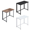 UK Folding Laptop Desk PC Home Office University Metal Frame Study Student Table