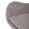 Modern Rocking Chair Upholstered Fabric Armchair Accent Glider Rocker Chair Grey