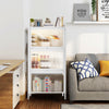 Storage Cabinet Corner Cupboard Sideboard Lift Up Doors Adjustable Legs Shelf
