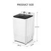 4.5KG/8.5KG Portable Washing Machine Compact Mini Laundry Washer Spin Dryer Dorm