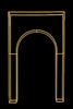 Metal Bridal Wedding Arch Frame Garden Party Standing Backdrop Display Large