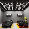 14 x Hexagon LED Lighting Car Detail Home Garage Workshop Retail Lighting Pmcvjx
