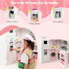 Kids Corner Kitchen Playset Toddlers Pretend Wooden Play Kitchen Cooking Toy