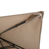 Patio Parasol Base Sets Offset Cantilever Umbrella Sun Shade Rainproof Canopy
