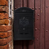 Wall Mount Outdoor Mailbox Lockable Aluminum Mail Letter Post Secure Box Postbox