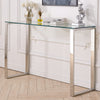 Tempered Glass Side Table Cocktail Center Coffee Console End Table Square Legs