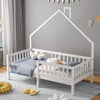 Toddler PineWood Bed Frame Children Kids Junior House Bedframe Bedroom Furniture