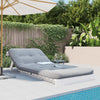 Futon Sofa Bed with White 80x206x11 Solid Wood Pine M4N8