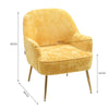 Velvet Scallop Shell Back Tub Chair Armchair Dressing Sofa Stool Bedroom Lounge