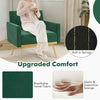 Living Room Velvet Leisure Chair Armchair Sofa Accent Chair-Green
