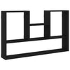 Wall Shelf Black Oak 99x15x60 cm Engineered Wood