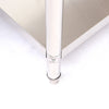 Stainless Steel Kitchen Commercial Prep Table Overshelf Catering Worktop Bench