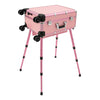 Rolling Makeup Train Case Cosmetic Trolley Organizer Travel w/LED LIght & Mirror