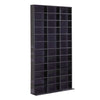CD DVD Media Storage Shelves Display Shelf Racks Wooden Frame Black