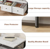 Industrial TV Stand Cabinet 160cm with 2 Storage Cabinet for Living Room