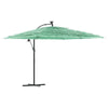 Garden Parasol with Steel Green 290x290x238 J9J9