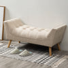 Chenille Tufted Button Footstool Hallway Shoe Bench Bed End Chair Window Seat