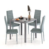 Muti Types Dining Table Kitchen Room Glass Top Metal Frame Table Desk Only Table