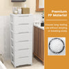 Rolling Storage Cabinet Vertical Storage Unit with 7 Drawers