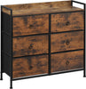 Vintage Chest of Drawers 6 Storage Drawers Bedroom Furniture Bedside Table