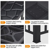 Fire Pits for Garden Square Fire pit For Barbecue,Heating,Cooling Drinks w/Cover