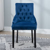 1/2/4/6 Dining Chairs Armchair High Back Linen/Velvet Upholstered Wood Legs Home