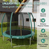 6FT 8FT 10FT 12FT 14FT Premium Trampoline Safty Enclosure Spring Pad Work out