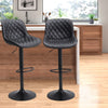 2PC/Set Bar Stools Adjustable Swivel Leather Pub Chair Kitchen Dining Chairs Set