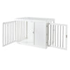 Furniture Style Dog Crate, Puppy Cage End Table, Pet Kennel House with Doors