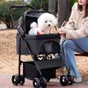 Large Pet Stroller Dog Cat Puppy Pram Pushchair Travel Cart Jogging Carrier